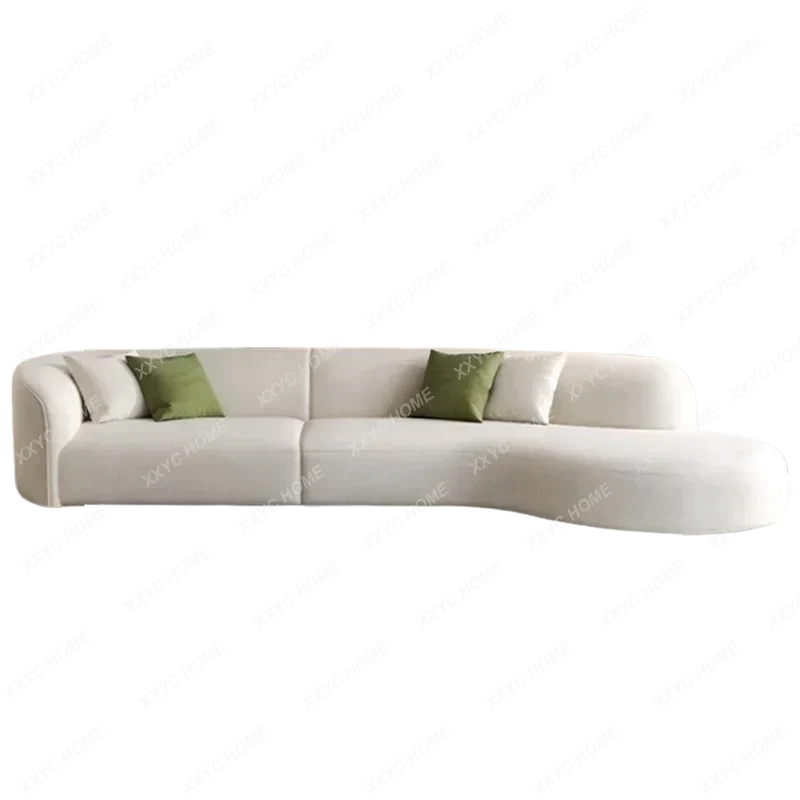 AAFrame Design Filler Sofas Beige Wood Reclining Corner Lounges Living Room Sofas Salon Bedroom Divano Moderno Home Furniture