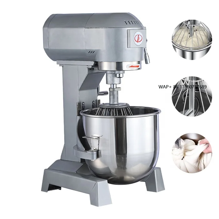 

Electric Food Mixer Stainless Steel 10L Bowl Cream Blender Knead Dough Cake Bread Whisk Egg Beater