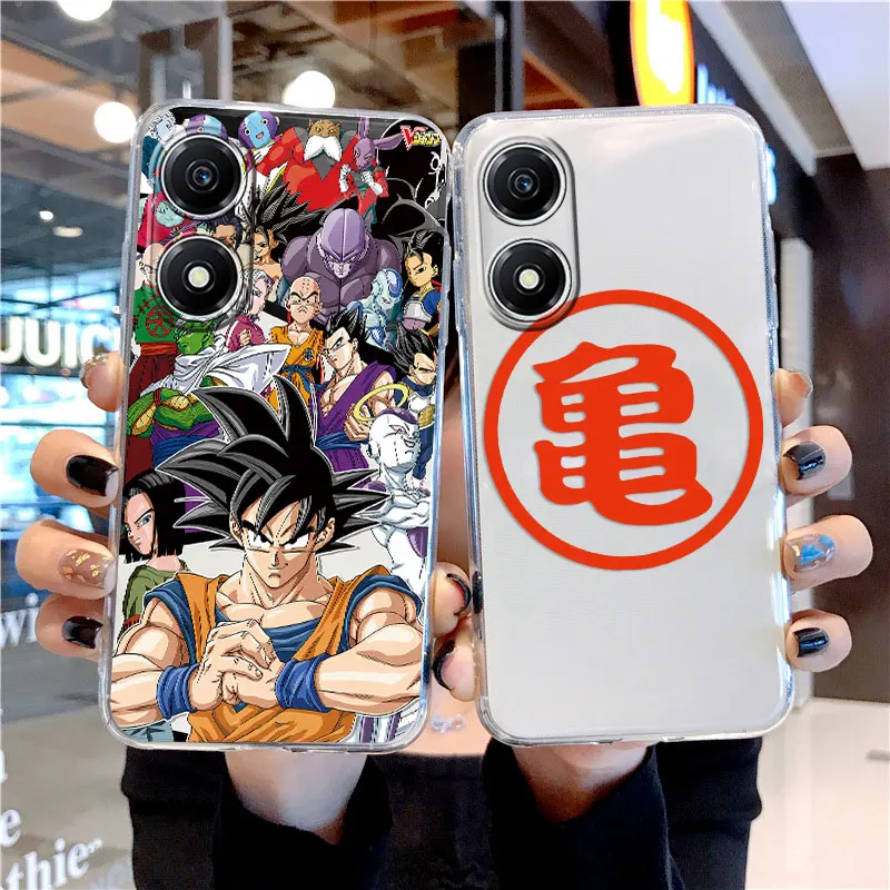 Dragons Son-Gokus Son Gohan Phone Case For Honor X5 Plus Silicone Soft Transparent Clear Back Siling Fundas Printed Matte Cover