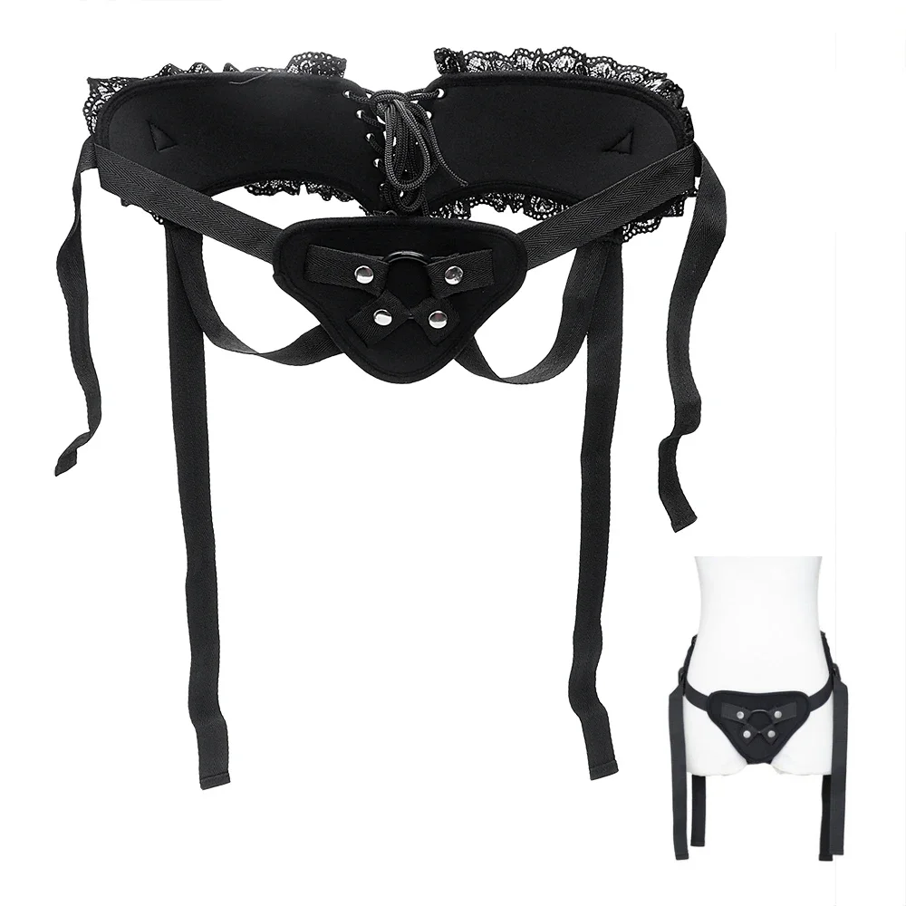 Consoladores con correa, bragas, lencería para mujer, conjuntos de cinturones Bondage, ropa interior sexual para coqueteo, juguetes eróticos para parejas, tienda de herramientas para juegos lésbicos