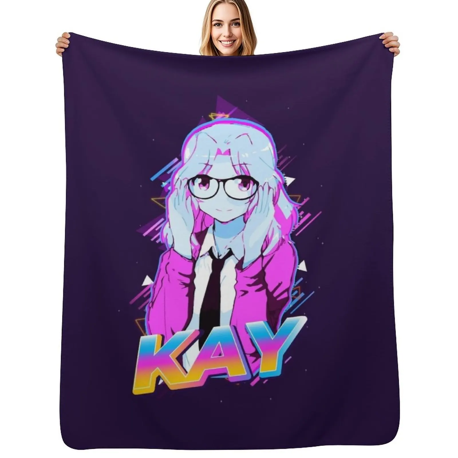 

Kay | Girls Und Panzer Throw Blanket For Baby Beach for winter Soft Blankets