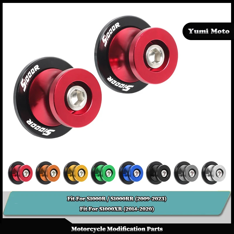 

Fit For BMW S1000R S1000RR 2009-2023 S1000XR 2014-2020 Swingarm Spools Sliders Stand Screws CNC Motorcycle Accessories M8 Bolts