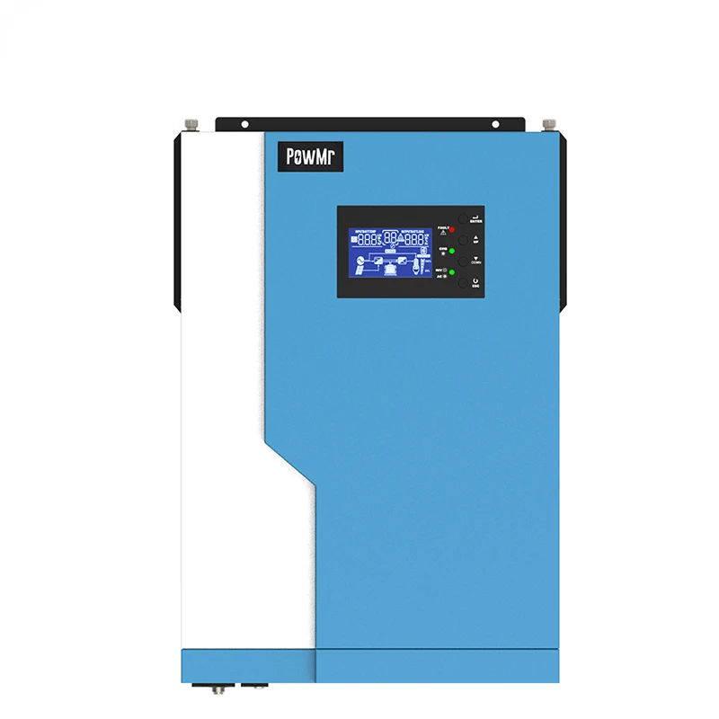 Off Grid Hybrid Solar Inverter 100A MPPT Solar Charge Controller Can Work Without Battery WIFI Monitor Solar Charge Controller