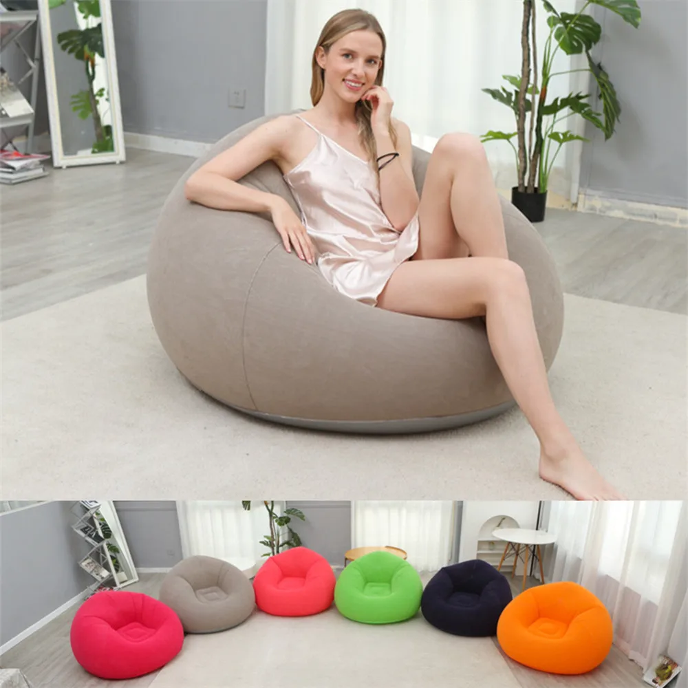 

Home Decoration Bean Bag Chair Washable Lounger Recliner Living Room Inflatable Lazy Sofa Folding Couch Comfortable Outdoo