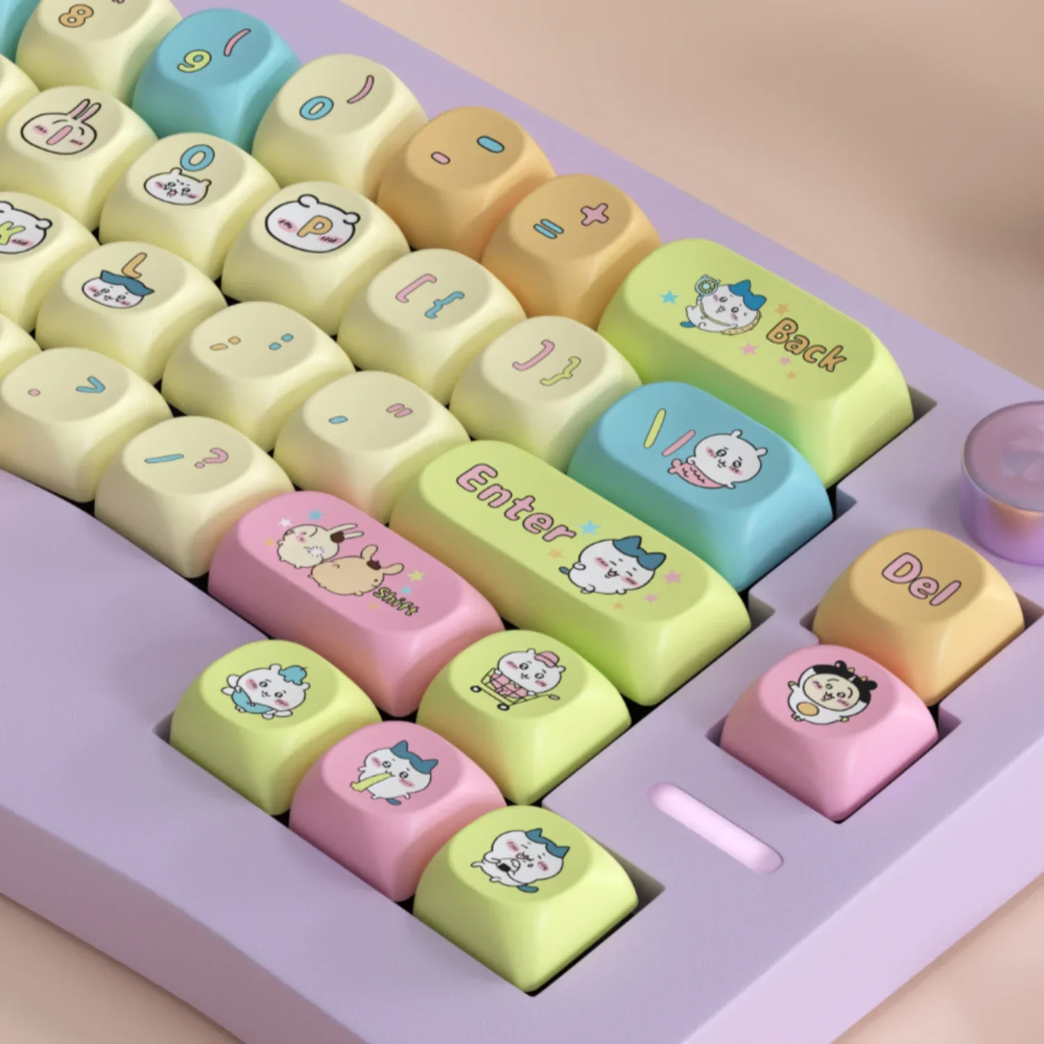 Usage Cute SOA Keycaps PBT Large Full Set Kawaii for Cherry Gateron MX Switches Mechanical Keyboards