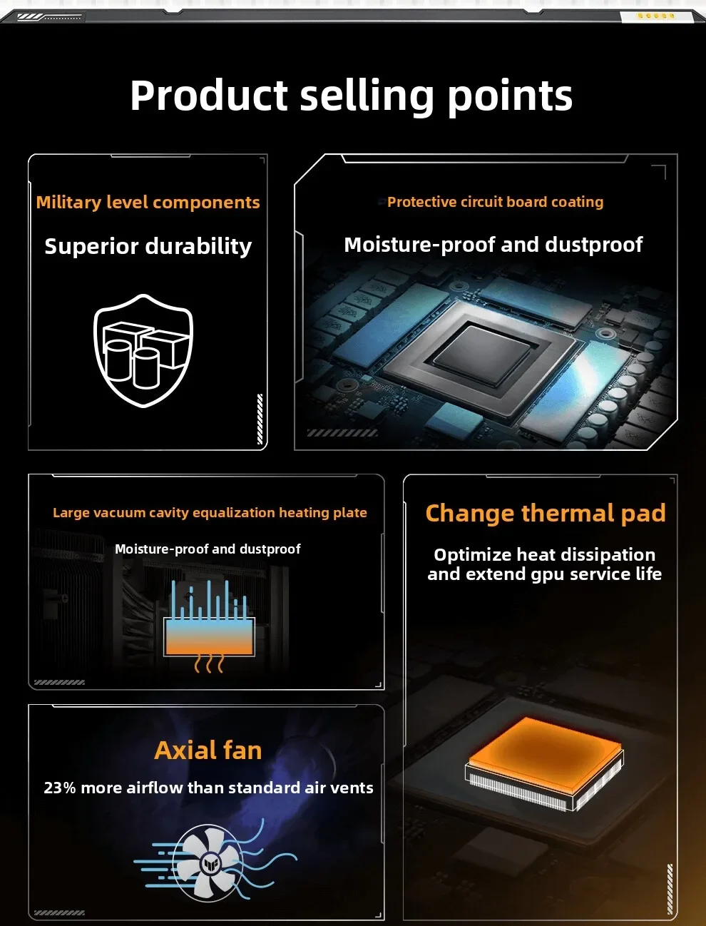 مناسبة لبطاقة رسومات الألعاب TUF GeForce RTX 5080 O16G GAMING #6