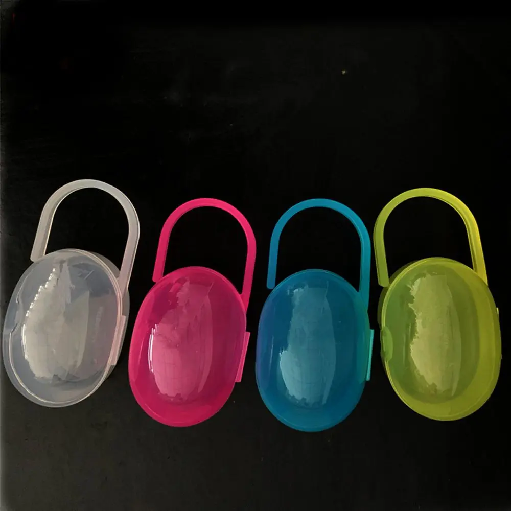 

Infant Hanging Dustproof Mother & Kids Nipple Storage Baby Nipple Oval Shape Nipple Box Pacifier Box Pacifier Case Storage Box