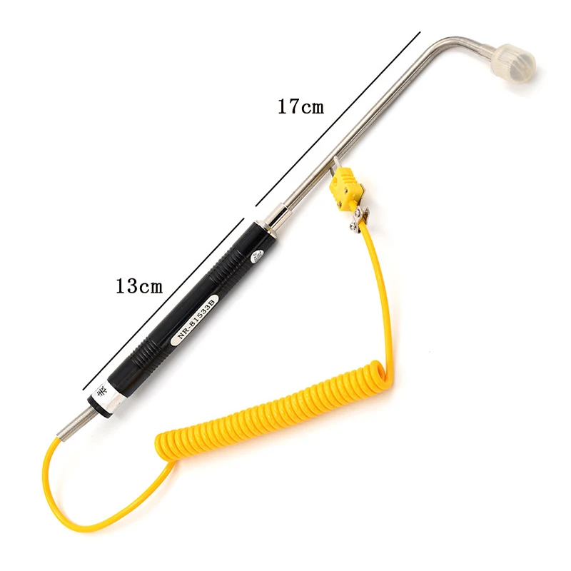 902C Digital Thermometer Tester 81532B Surface Thermocouple Needle Probe -50C~500C Temperature Meter Mold Temperature Measur Rod