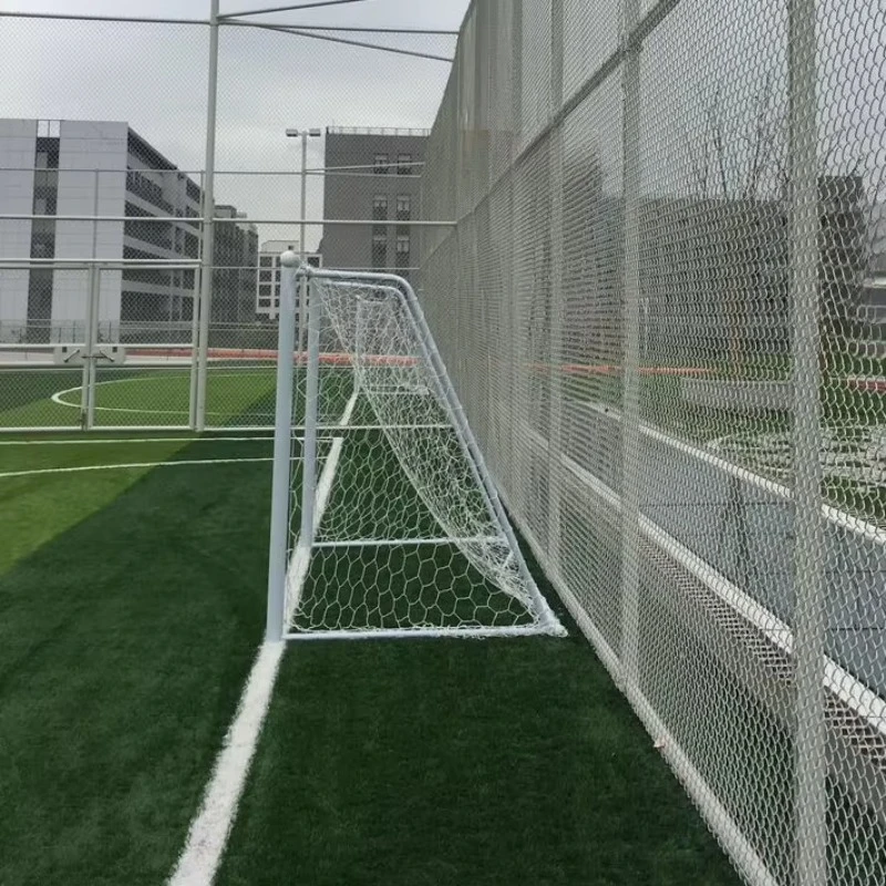 Primed Portable Aluminum Soccer Football Goal Set Kids Adults Training Full Size with Net Outdoor Indoor Custom Logo Available