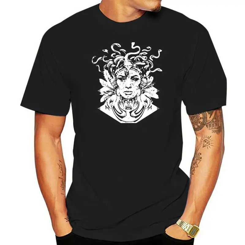 Cool Medusa T Shirt Adult New Unique Tee Shirt Medusa 2023 Custom Made T-Shirts Men's Summer Round Neck Cool Teenboys Tee #243