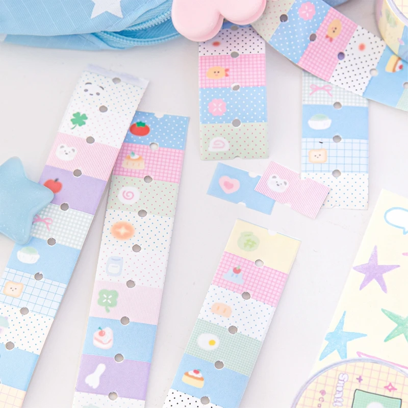Cute Pet Label Collection Decorative Tape Sticker Roll Written Marked Scrapbook Handbook Journal Material Stickers