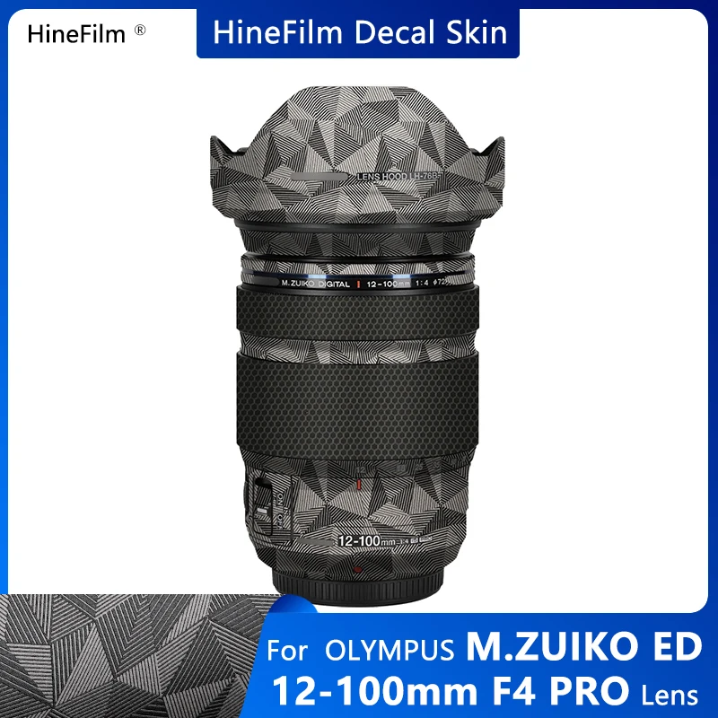 

Olympus 12-100 F4 Lens Decal Skins Wrap Cover for Olympus M.Zuiko Digital ED 12-100mm f/4 Pro Lens Premium Sticker 12-100F4