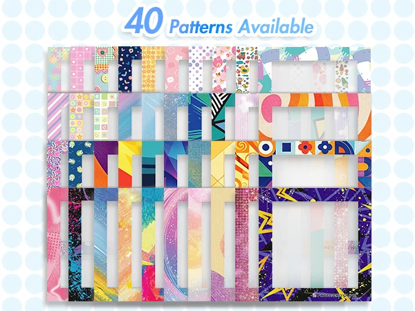 Foreveryoung ZoneMaster 1 Reusable Diamond Painting Section Release Film, 8 Classic Patterns
