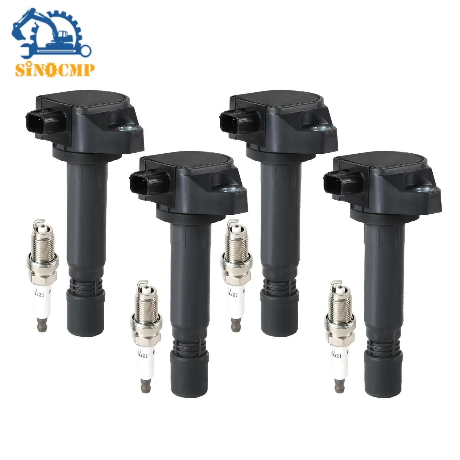 bobines-d'allumage-flambant-neuves-4-bougies-d'allumage-en-iridium-pour-honda-civic-2006-2011-18l-uf582-c1580-c-700-ic662-gn10324-4-pieces