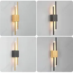 New LED Acrylic Background Wall Lamp, Bedroom Bedside Decorative Lamp, Study Wall Lamp, Corridor Corridor Lighting Fixture