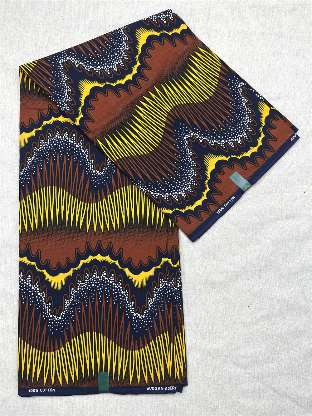 New Real Wax 100% Cotton Original Ankara Fabric 2024 African Print Fabric For Dress Tissue African Fabric Wax Fabric 6 Yards