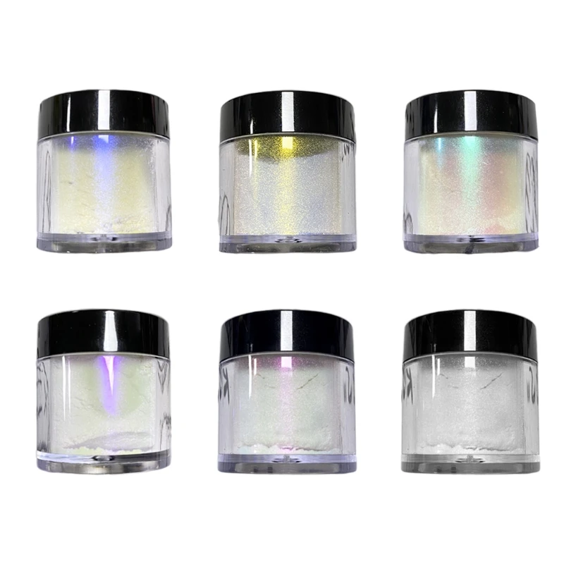 for Aurora Powder Glitter Powder for Nail Art Multi Powder for Home Nails