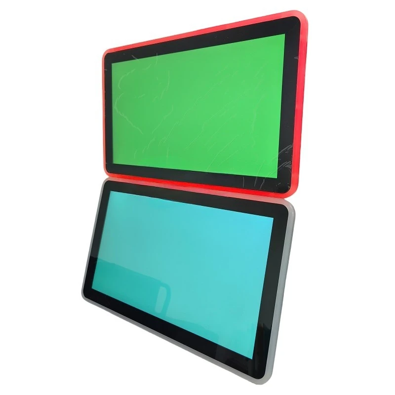 Game monitor with capacitive touchscreen serial interface