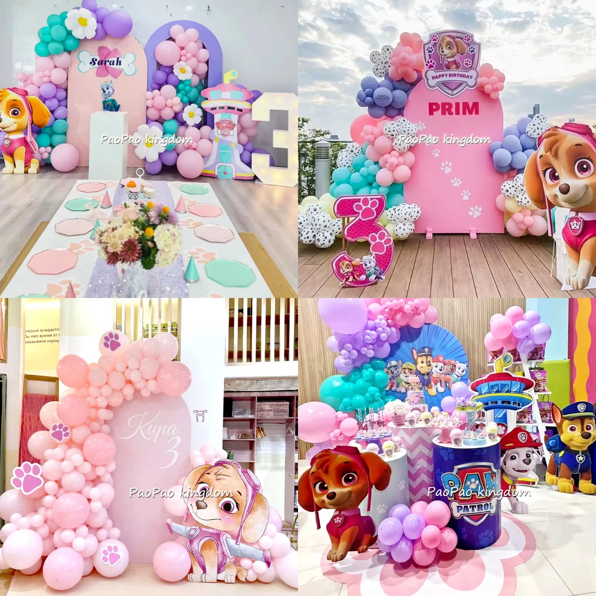 Balloon Arch Kit - DIY PAW Patrol Girl Character Balloon