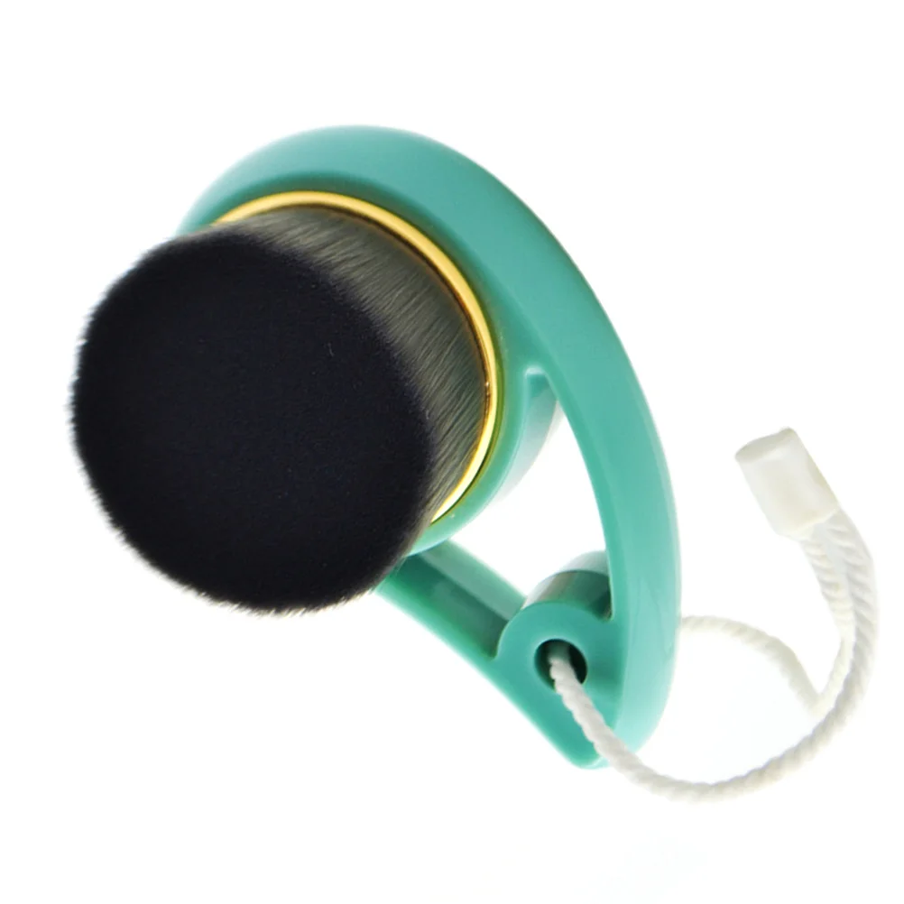 섬유 페이셜 클렌징 브러시 그린 딥 포어 각질 제거 피부 클리닝 도구 남녀 공용 얼굴 관리 루틴 광채 부드러운 건강한 피부