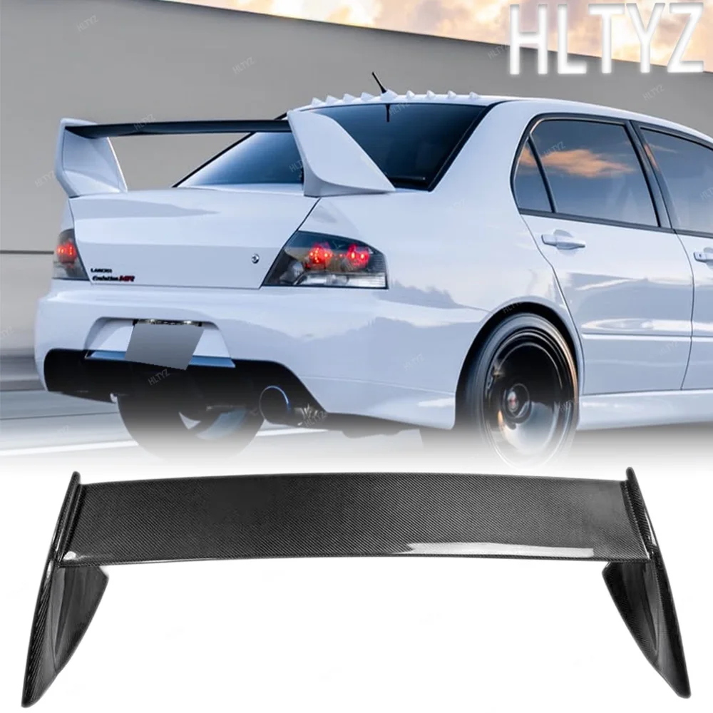 For 1995-2005 Mitsubishi Lancer EVO LE GEN 4 5 6 7 8 9th generation ABS/glossy black trunk lid GT style body kit spoiler