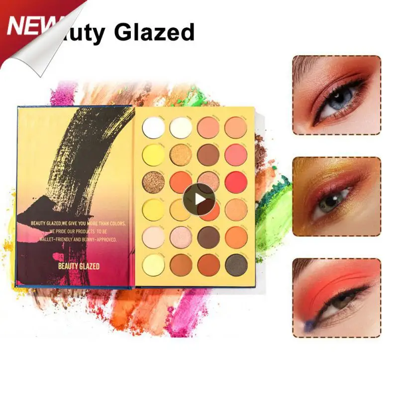 

Colors Matte Shimmer Eyeshadow Palette Waterproof Long-lasting Eye Shadow Pigment Earth Color Eyes Makeup Eyeshadow Palette