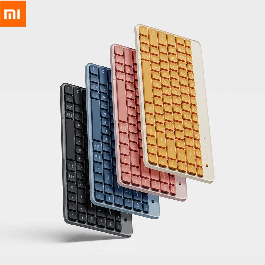 Xiaomi 2.4GHz Bluetooth Portable Dual-Mode Keyboard Multi Device Connection 85 Keyboard With Split Device Support Holder