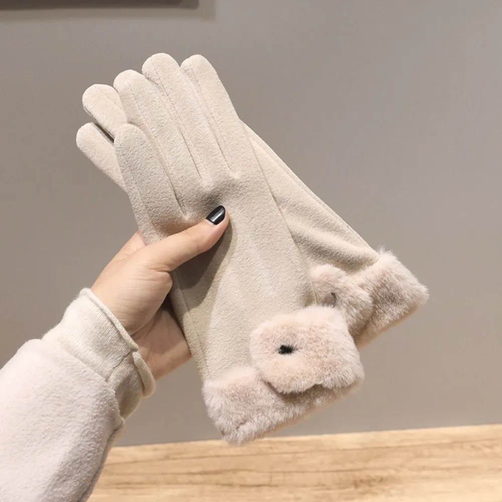 2024 터치 스크린 겨울 장갑, 따뜻한 전체 손가락 터치 스크린 장갑, 방풍 방한 장갑, 사이클링 운전