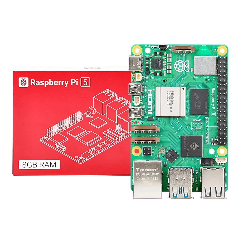 Imagem -06 - Raspberry pi com Dual Band Soc Intel Bcm2712 4kp60 Decodificador Hevc Wi-fi 4gb Opção de 8gb Ram Oficial Modelo Original 802.11ac