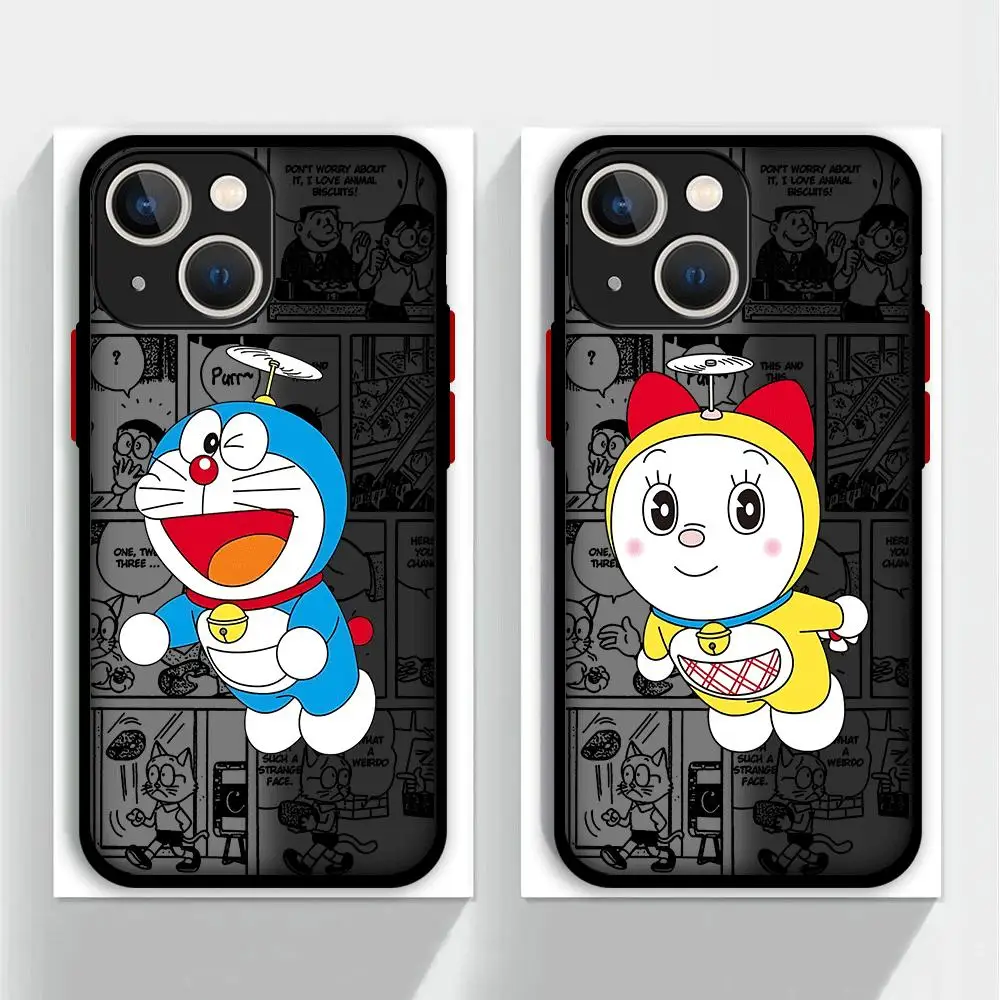 Anime Doraemon Handy hülle für Apple iPhone 15 Pro Max 13 14 plus 12 Mini 11 Pro XR 8 Se 7 6s XS Max Cover