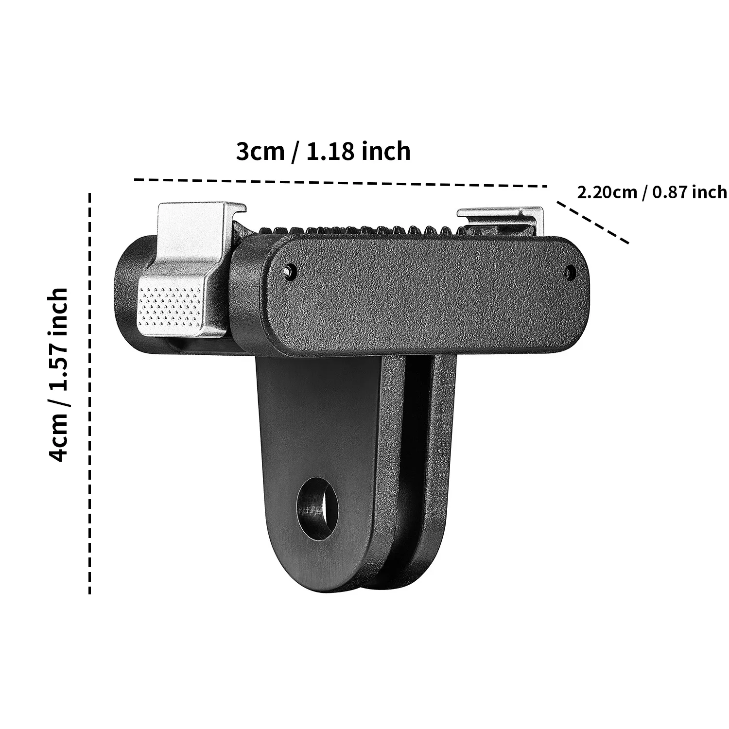 1pc For DJI Osmo Action 6 Nano Magnetic Two Claw Adapter 1/4 Thread Universal Port Action6 Camera Magnet Accessories