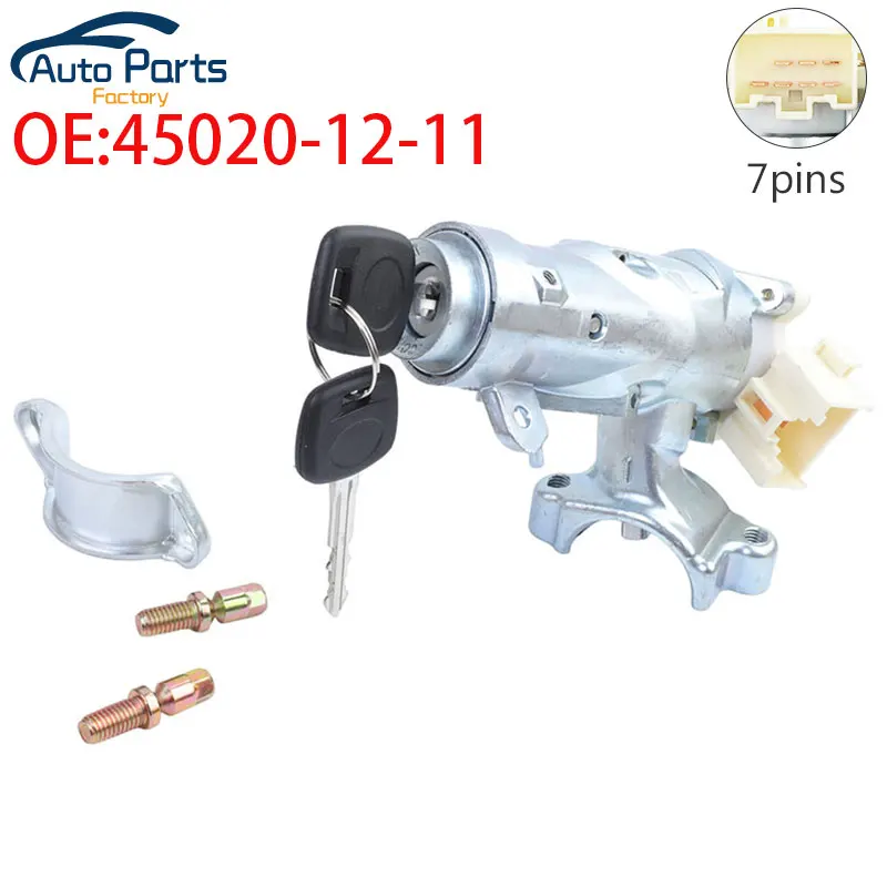 New Ignition Lock Cylinder Assembly With 2 Keys For 1998-2001 Toyota Corolla 45020-12-11 450201211