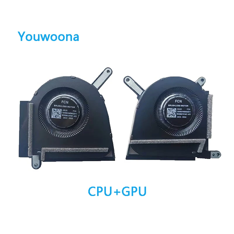 NEW Original LAPTOP CPU GPU Cooling Fan For ASUS TUF 5pro 5 FX607 FA607 FA607P FX607J