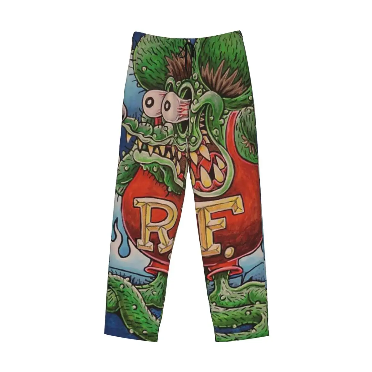 

Изготовленные на заказ пижамные штаны Rat Fink, мужская одежда для сна, штаны для сна с карманами