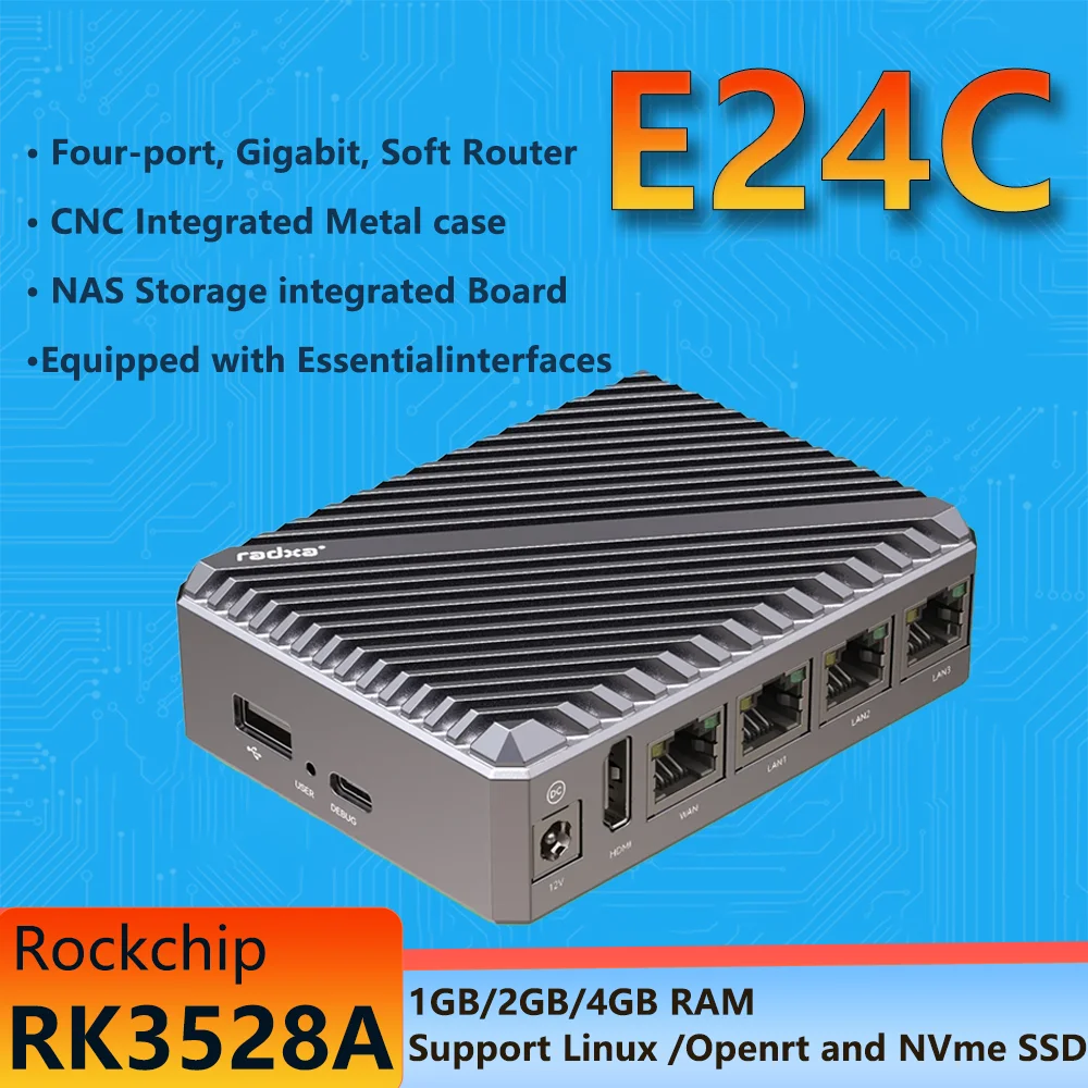 

Компьютерная плата Radxa E24C