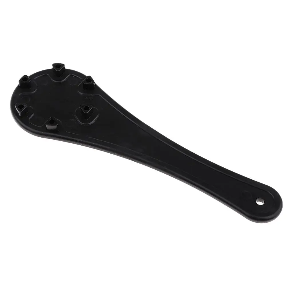 Portable Black PVC Kayak Dinghy Valve Wrench 6 Section Spanner