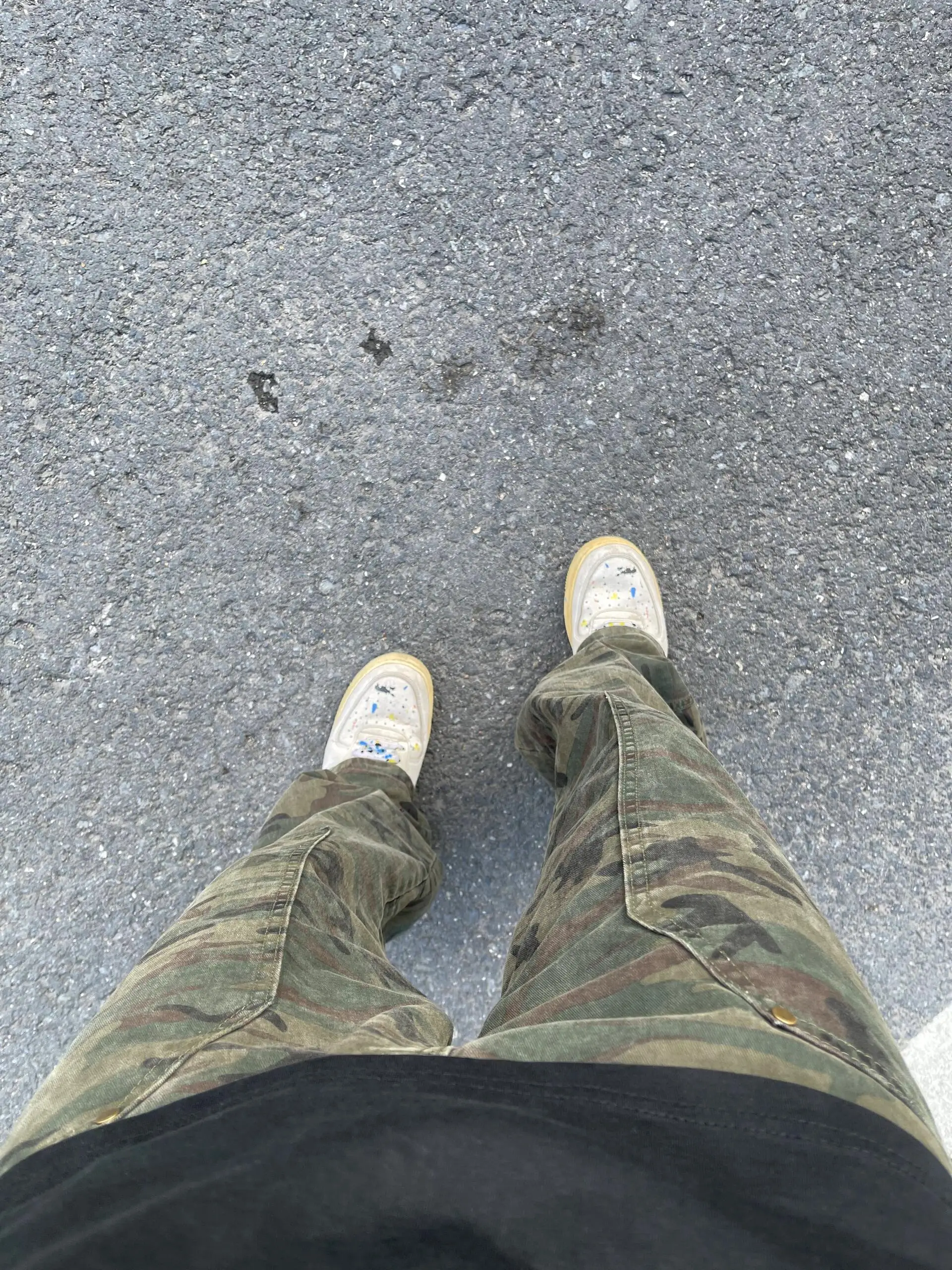 

American Retro Camouflage Work Pants Men Loose Straight Casual Long Trousers High Street Slimming Faionable Youth Jeans