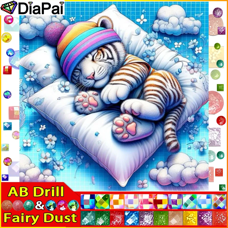 DIAPAI Fairy Dust AB Square/Round Drill 5D DIY Diamond Painting 