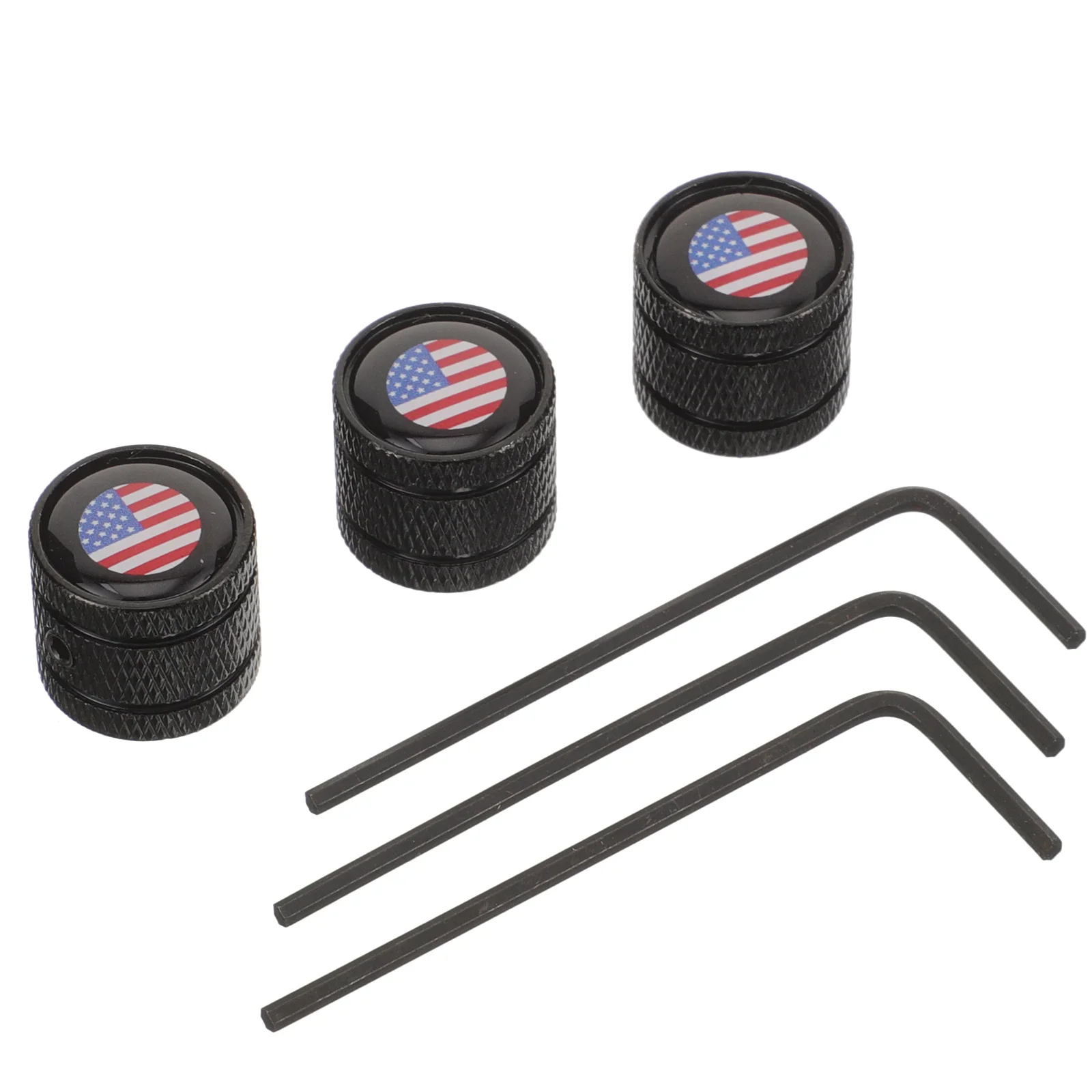 

3Pcs Guitar Volume Tone Control Knobs Alloy Metal Nation Flag Pattern Replacement Caps for Electric Guitar Control Knobs Caps