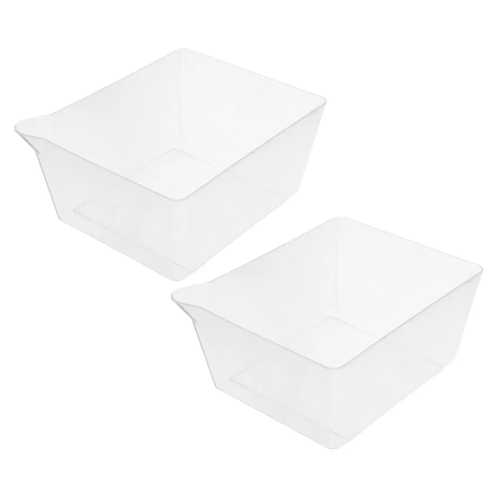 

2pcs Electronic Scale Tray 1200ml Clear Plastic Weighing Bowl Kitchen Digital Scale Pan Dog Food Weighing Dish Portable