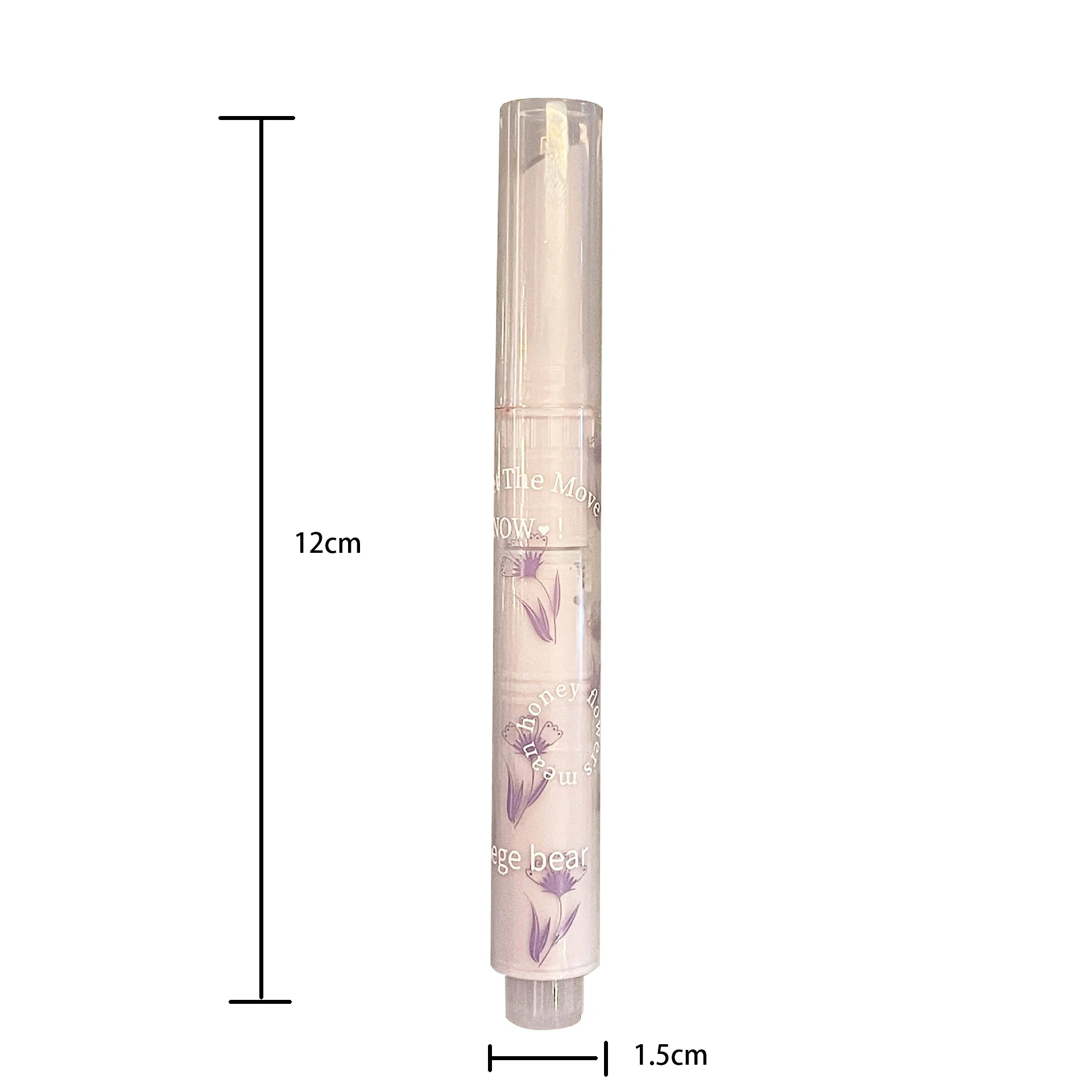 Clear Water Light Solid Lip Gloss Jelly Pink Lip Tint Mirror Glass Lip Glaze Heart-shaped Moisturising Lipstick Pencil Makeup