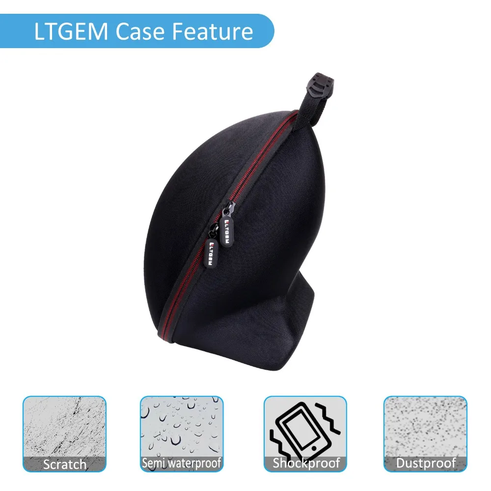 LTGEM Case for Harman Kardon Onyx Studio 1, 2, 3 & 4 Wireless Bluetooth Speaker System. Fits Rechargeable Battery (Black)