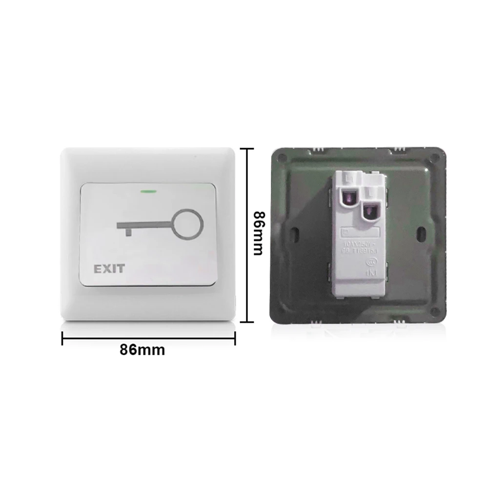 Exit Push Release Button Switch For Electric magnetic Lock Door Access Control