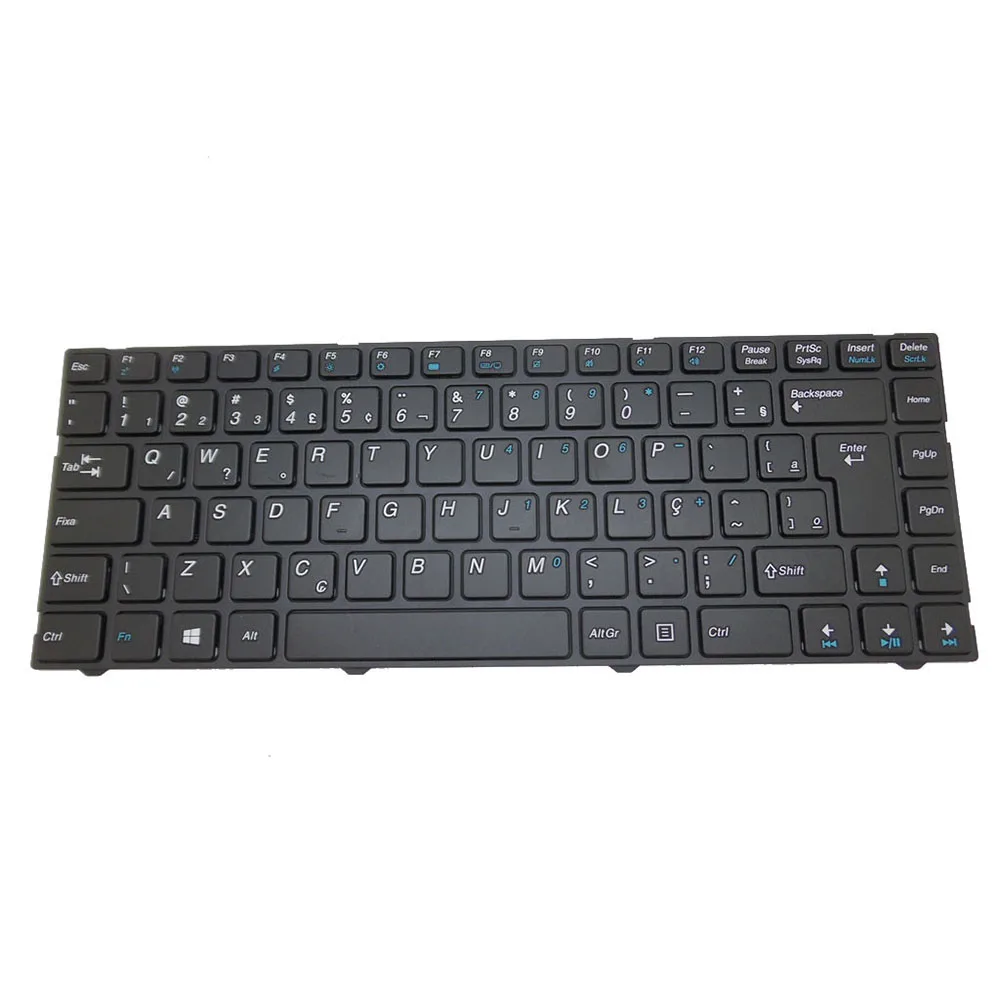 Laptop Keyboard For Pegatron B14Y MP-11P56PA-5281W 0KN0-A01BR52 Brazilian BR Black With Frame New