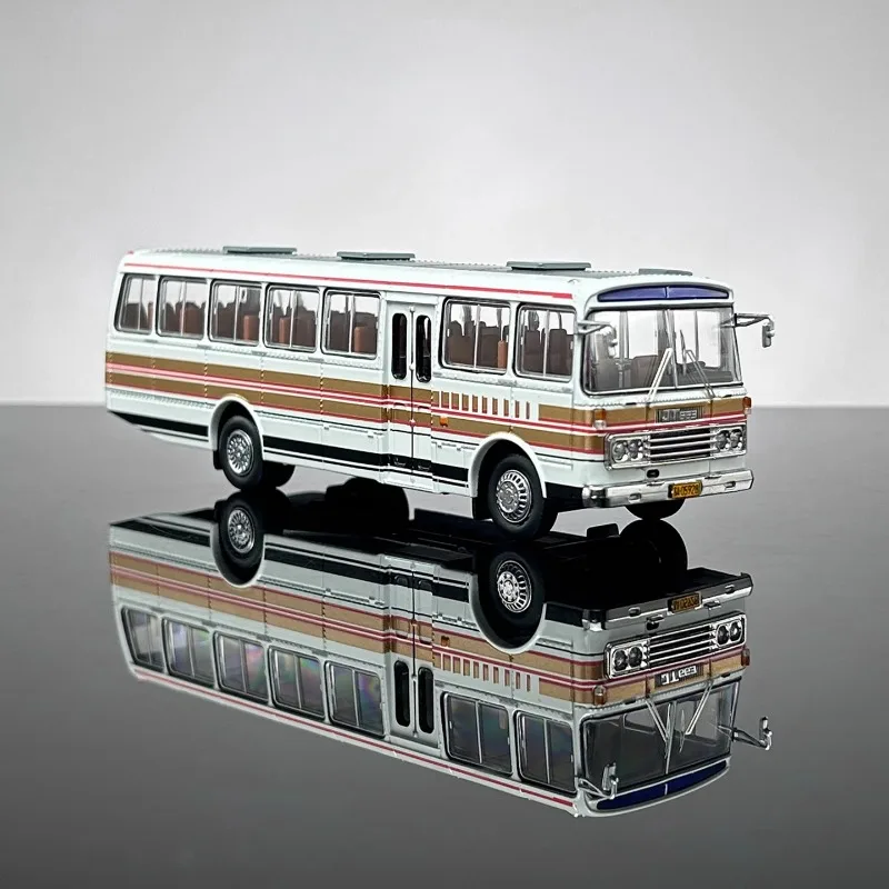 دييكاست 1/64 مقياس آسيا ستار سبيكة نموذج سيارات آسيا ستار JT663 حافلة نسخة المجموعة لعب المركبات لعب للأولاد هدية الصندوق الأصلي