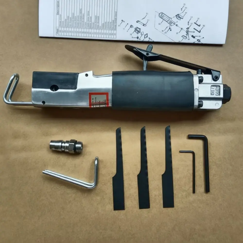 High Efficiency Pneumatic Reciprocating Saw Metal Bodywork Cutter Professional Tool For Car Sheet Metal Repair Work