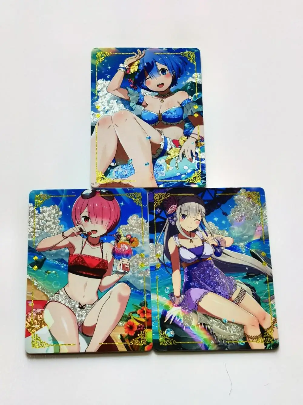 Anime Goddess Story BoaHancock Kitagawa Marin Asuka Langley Soryu Tatsumaki Hatsune Miku collection card Christmas birthday gift