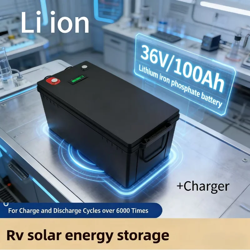 Premium 36V 100Ah Waterproof Li-ion Battery Kit | BMS + 10A Charger Included | 2000W-3500W Compatible – The Ultimate Drop-In Up