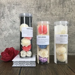 Mixed Color Artificial Flower Rattan Fragrance Aroma Diffuser Refill Stick Diy Rattan Ball Wood Bead Home Decor