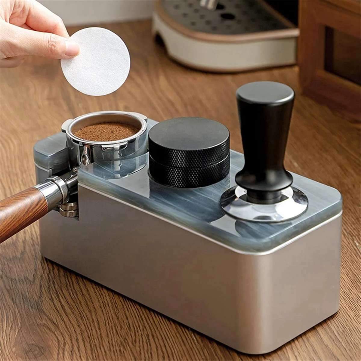 AT16 Coffee Filter Paper, Primary Color Coffee Filter Paper for Espresso Machine, Ideal Choice for Baristas and Coffee Lovers